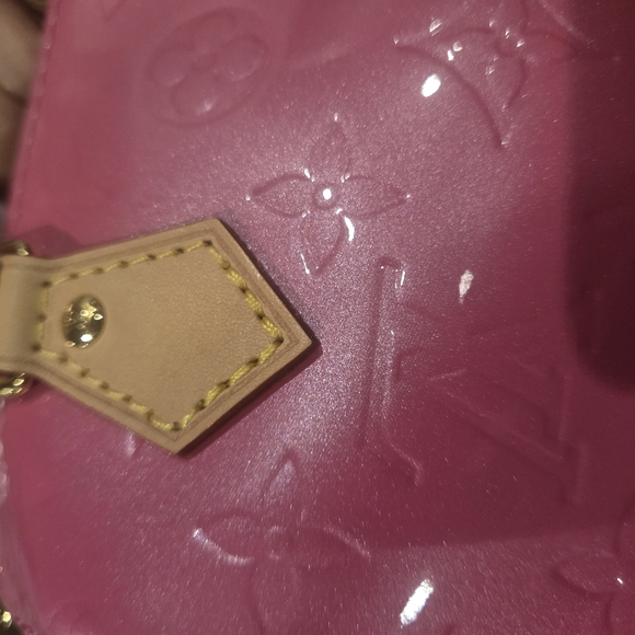 Like New No Box .Louis Vuitton Pink Nano Speedy Bag ( Lost The Chain ) - Picture 4 of 7